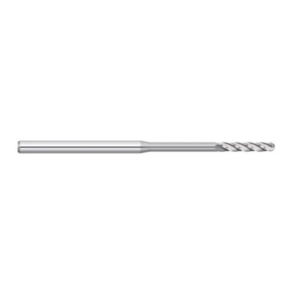 Kodiak Cutting Tools 0.050 3 Flute Long Reach Long Flute Ball Nose Micro Carbide End Mill 5560363